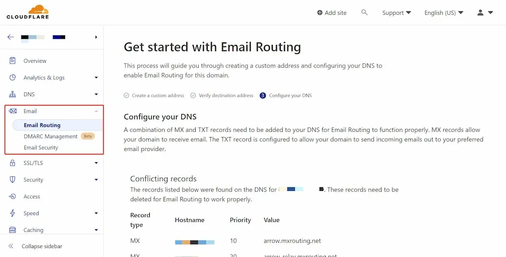 Cloudflare Email Routing