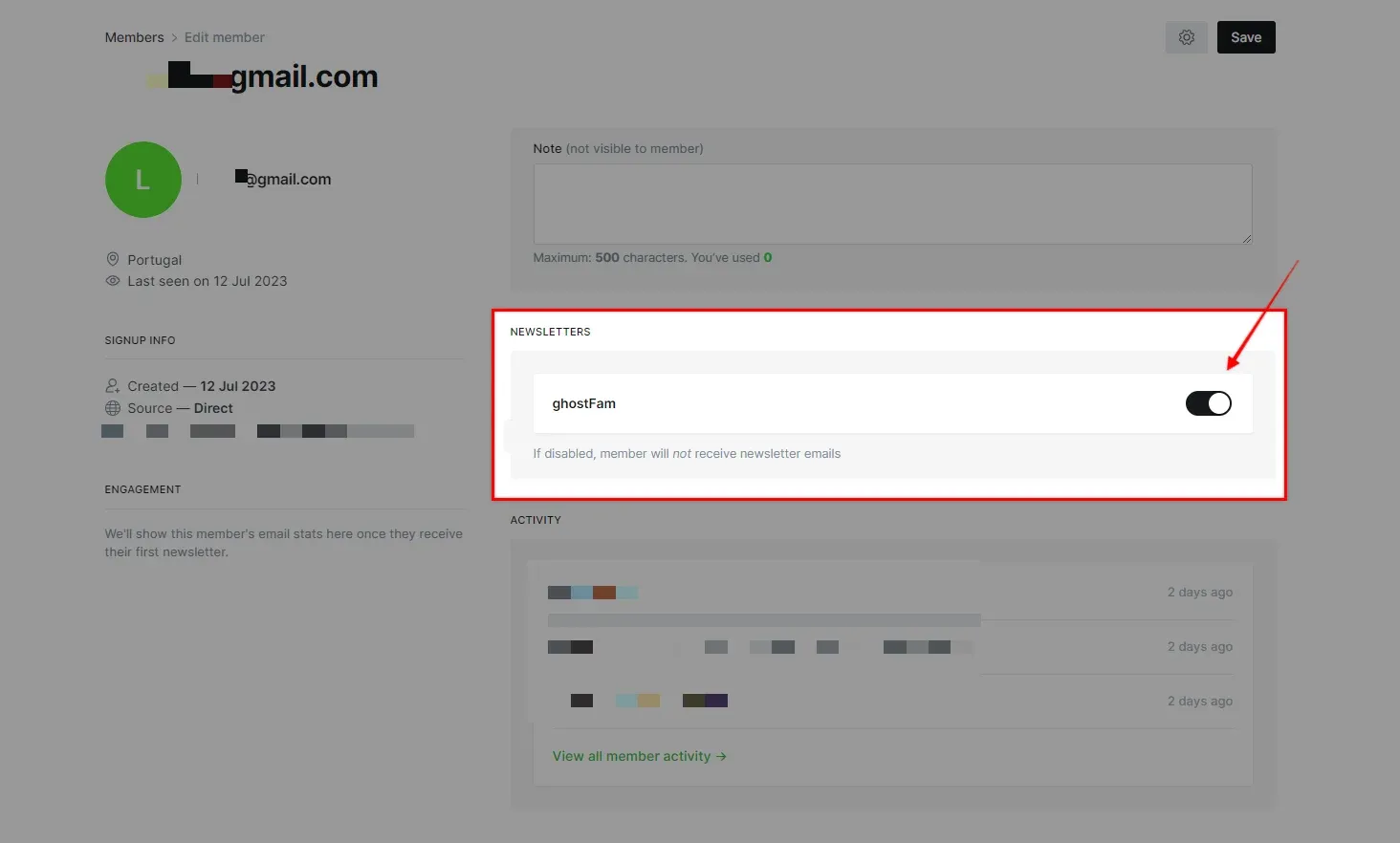 How to remove the Mailgun email sending API limit on ghost